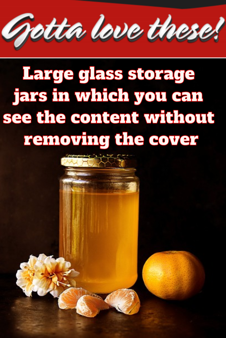 Large Glass Storage Jars